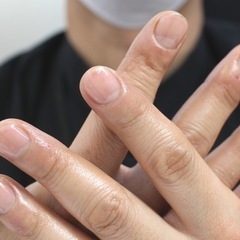 メンズネイルケアとメンズネイル始めました❗️