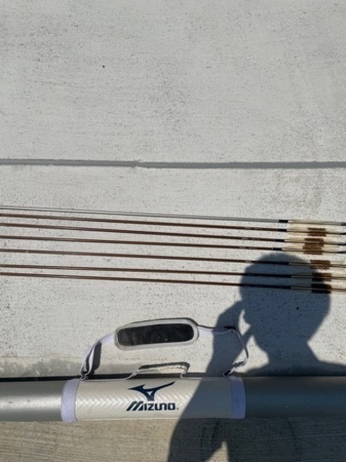 弓道 矢 練習用 7本セット ケース付き