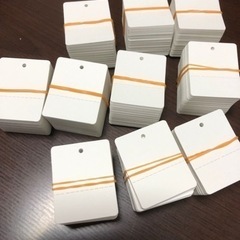 値札タグの画像