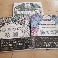 ジョハンナ・バスフォードのぬり絵３巻セット値下げしました