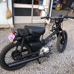 商談成立　カスタム済！ バーハン化カブ108cc 新品エンジン 極太トルクに重低音サウンドの画像