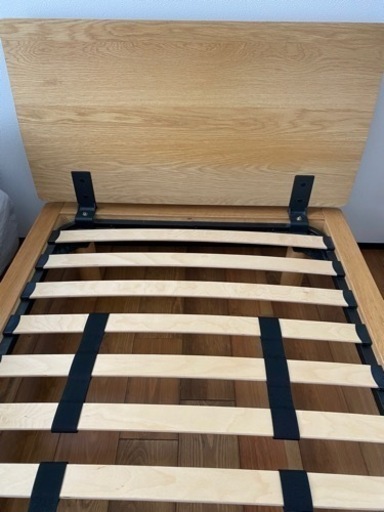 無印良品（美品）木製ベッドフレーム　オーク　シングルサイズ