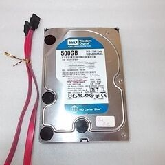 PCパーツ／中古HDD SATA／WD／500GB