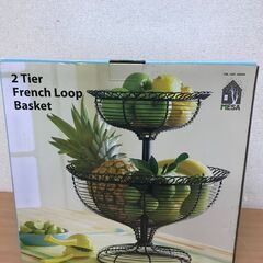【未使用品】フルーツバスケット 2段ラックの画像