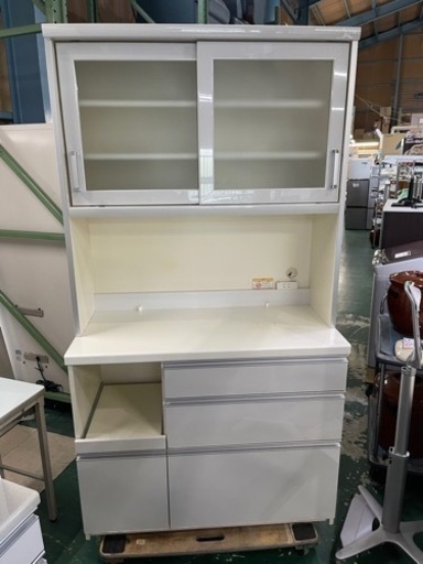 パモウナ　食器棚　レンジボード　W1050　美品　お買い得　中古