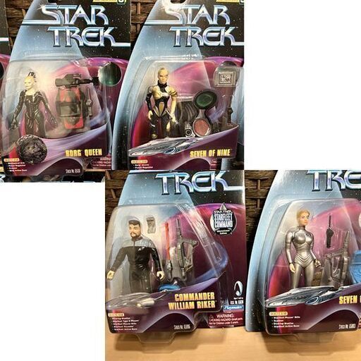 保管品 スタートレック アクションフィギュア 13種 まとめて プレイメイト warp factor series Playmates