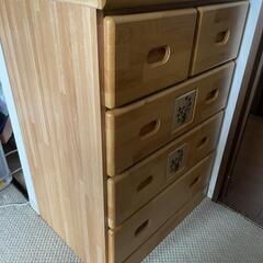 タンス　木製家具の画像