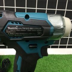 【エコツール豊田インター店】Makita/マキタ 18v充電式インパクトレンチ本体・充電器・バッテリー1個 TW181D　【愛知県/豊田インター店/工具】の画像