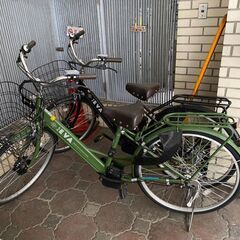 EVA PLUS 電動アシスト自転車 グリーン 電動自転車 ドンキの電動アシストクロスバイク、こだわり満載で「10万円」を