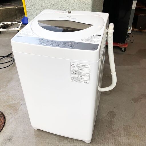 中古☆TOSHIBA 洗濯機 2018年製 5.0K