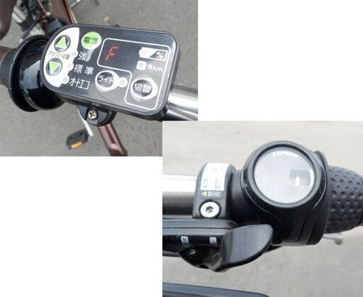 電動アシスト自転車 前後子供乗せ ブリヂストン Angelino ブラウン 8.9Ahバッテリー 充電器付き BRIDGESTONE 