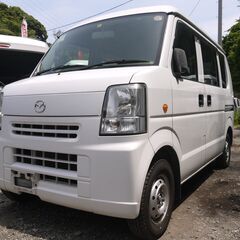 (ID4296)軽バン専門店在庫100台　２０万円　マツダ　スクラムバン　車検２年付　平成２４年式　諸費用込２５０,０００円の画像