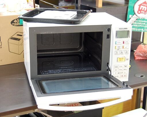 オーブンレンジ 2013年製 パナソニック NE-C236-W フラットタイプ 23L 白 電子レンジ 札幌市 清田区 平岡