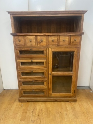 アジアン家具★キッチンキャビネット★近隣自社配送可能