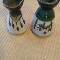 つゆ入れ 徳利 型 瀬戸物 大3本  中1本の画像