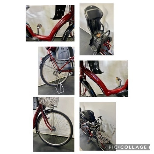 関東全域送料無料 保証付き 電動自転車 ヤマハ パスラフィー二 26インチ 3人乗り 8.9ah