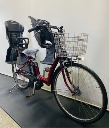 関東全域送料無料 保証付き 電動自転車 ヤマハ パスラフィー二 26インチ 3人乗り 8.9ah