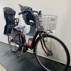 関東全域送料無料 保証付き 電動自転車 ヤマハ パスラフィー二 26インチ 3人乗り 8.9ah