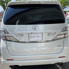 ヴェルファイア　2.4Zプラチナセレクション　エアロ　車高調　20インチアルミの画像