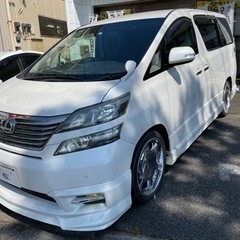 ヴェルファイア　2.4Zプラチナセレクション　エアロ　車高調　20インチアルミの画像