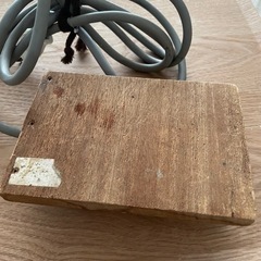 【取引中】木材つき電源コード、延長コードの画像