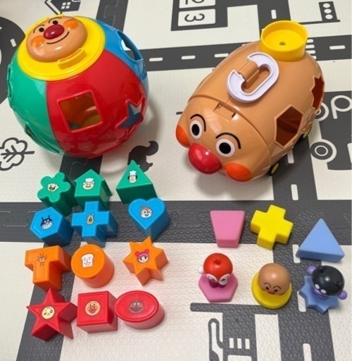 【お取引者様決定】アンパンマン　まるまるパズル、やわらかパズル