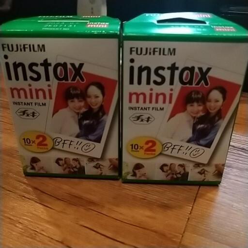 チェキ、未使用フィルム2セット