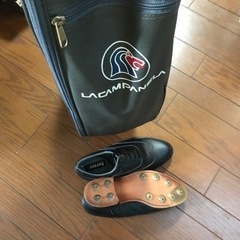 【お取引中】ゴルフクラブ　バッグ、シューズ　セット　の画像