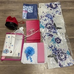 浴衣、帯、その他小物セット