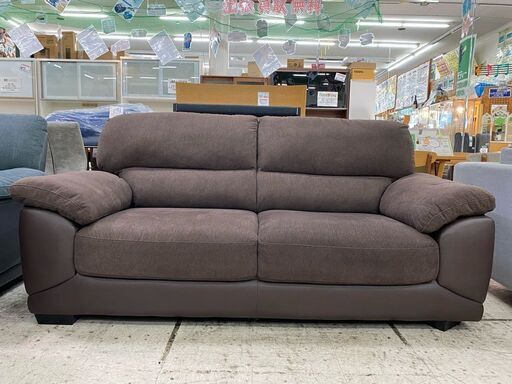 【愛品館 江戸川店】ニトリ ファブリック3Pソファ ID：156-018541-007