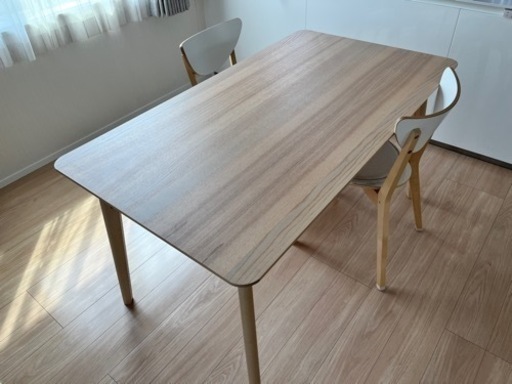 IKEA ダイニングテーブル　チェア2脚