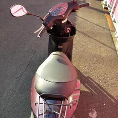 格好いいパープル。ディオaf68 タイヤ新品。バッテリー新品。シート新品。の画像