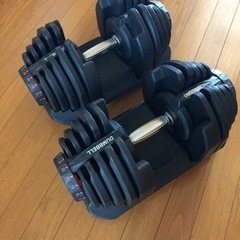 片方40キロの可変式ダンベルです。