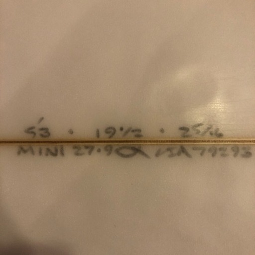CHNNEL ISLANDSサーフボードMINI5’3 フィン付き