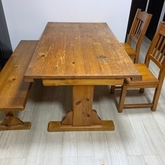 ダイニングテーブルセット　作業台　【取引者様決まりました】の画像