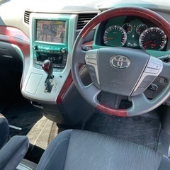 極美車！ヴェルファイア3.5Z!車検ロング！両側パワスラ！純正デカナビ！ETC!の画像