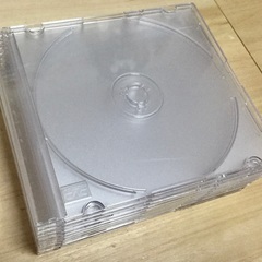 【ワンコイン】CD DVD 空ケース ×１０枚セット 透明系 美品の画像