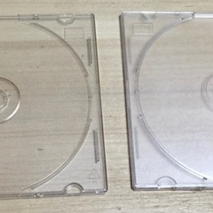 【ワンコイン】CD DVD 空ケース ×１０枚セット 透明系 美品の画像
