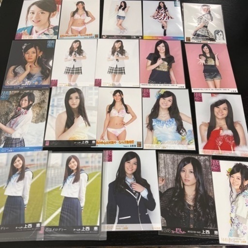 NMB48 上西恵生写真 約65枚まとめ売り バラ可能