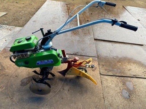 マメトラ管理機MC-8中古耕運機整備済み畝立て器、培土器付