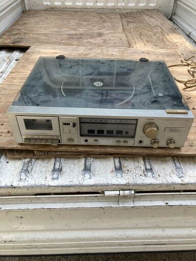 Victor ビクター レコード プレイヤー カセット レコーダー デッキ 一体 CA-25 動作未確認 ジャンクにて
