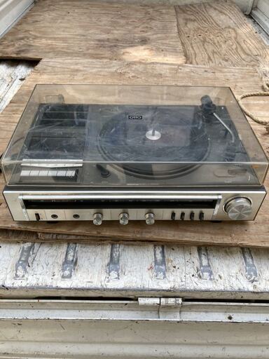 OTTO レコード プレイヤー カセット レコーダー デッキ ラジオ 一体 DCW-M20 導通、モーター回転確認のみ ジャンクにて