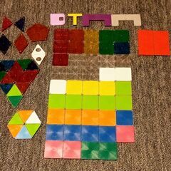 ピタゴラス　マグネットブロック　77枚の画像