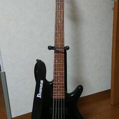 5弦エレキベース Ibanez GSR205-BK 中古  セミハードケース・スタンド付き アイバニーズ 五弦