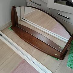 『値下げ❗❗』【中古】タンスの上に置く鏡(値段交渉可)