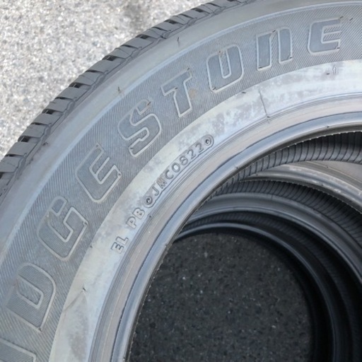 終了　ジムニー新車外し　175/80R16 4本　DUELER H/T 684Ⅱ ブリヂストン バリ山 22年8週製造