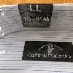 新品　半袖カッターシャツＬＬの画像