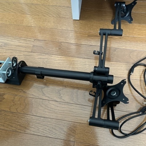 【FHD】モニター2枚＋モニターアーム＋HDMI ケーブル