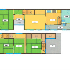 高梁市役所すぐ近く♪ ５K戸建♪ 仲介手数料ゼロ、フリーレント１ヶ月♪