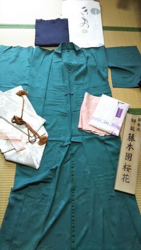 三味線 藤本流 名取会員の着物一式 民謡